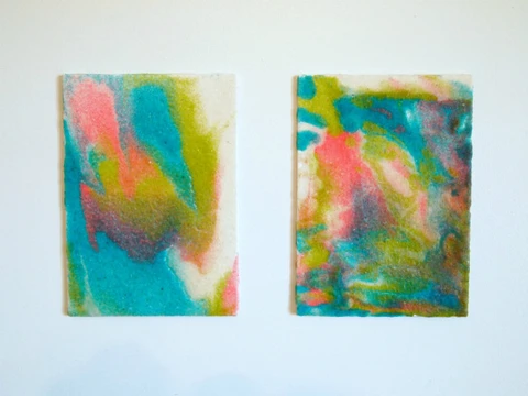 Create beautiful DIY sand art paintings for your home decor!  This tutorial will teach you exactly how to use colored sand to create beautiful DIY artwork.